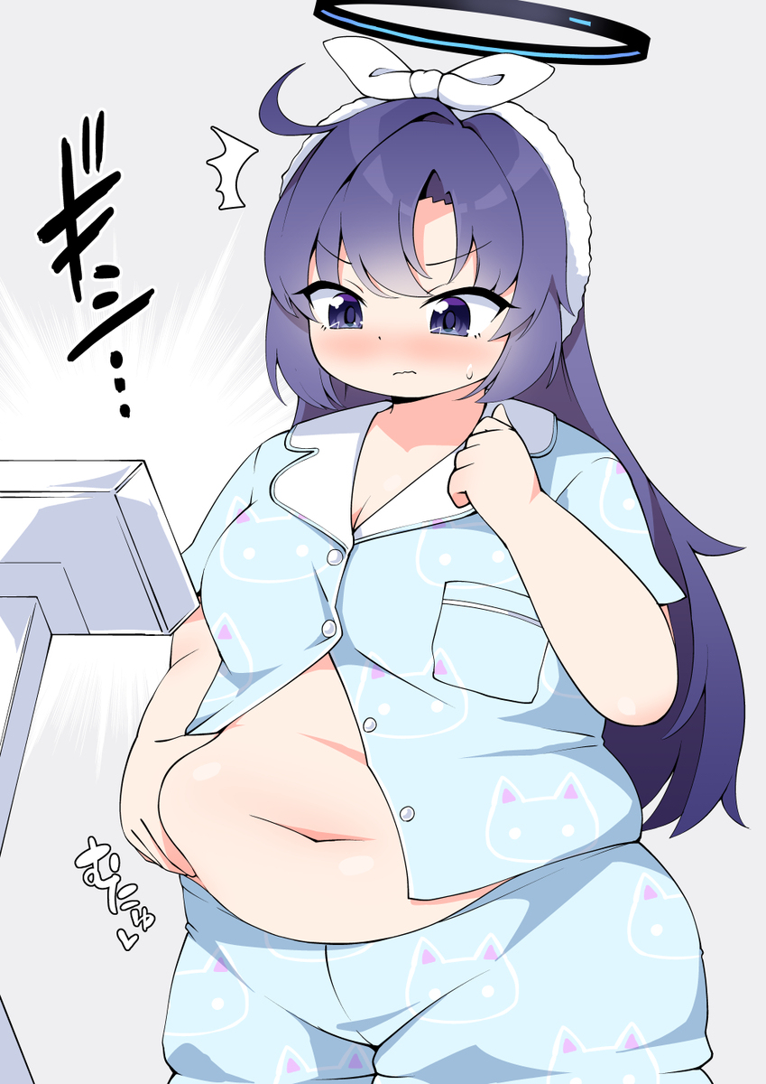 ユウカと腹肉と体重計