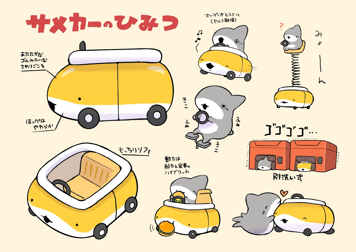 サメカーのひみつ