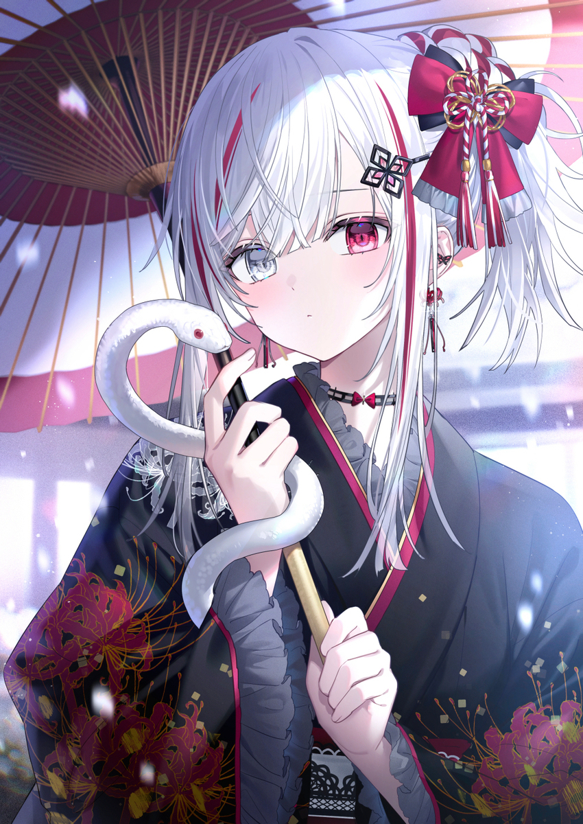 2025🐍彼岸花の着物
