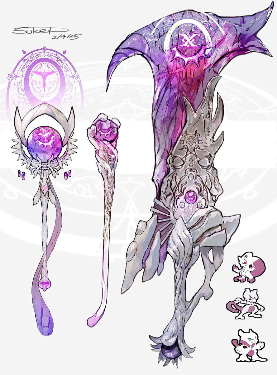 メガミュウツーY・Xモチーフの武器（ポケモン）