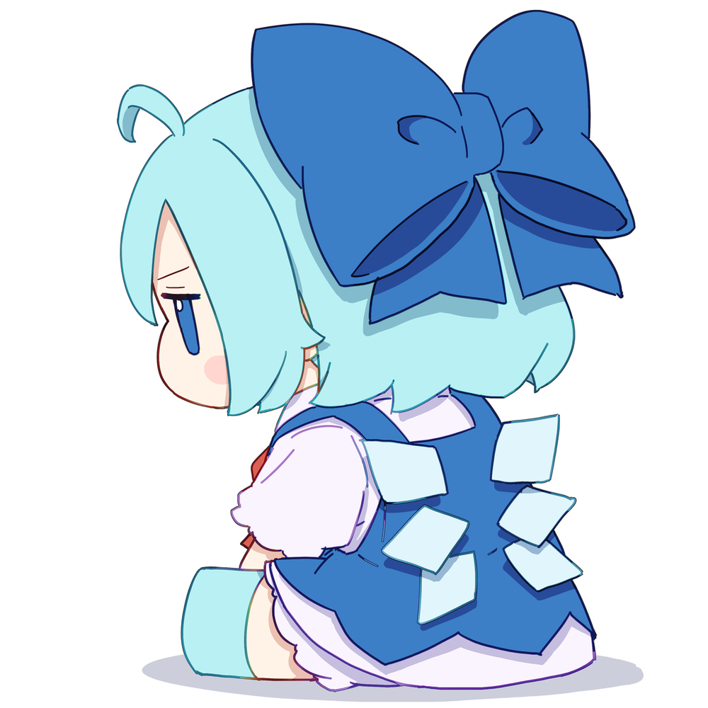 座るふもふもちるの