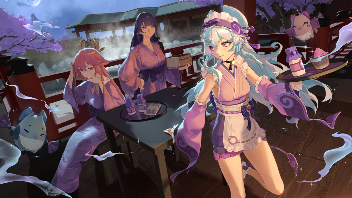 【お仕事】原神Ver.5.4記念イラスト