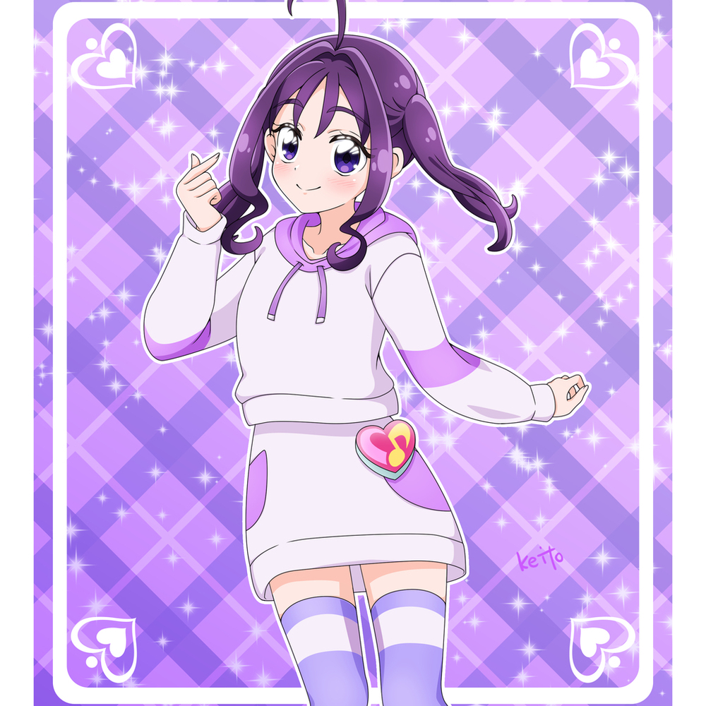 キミプリの紫雨こころちゃん♪