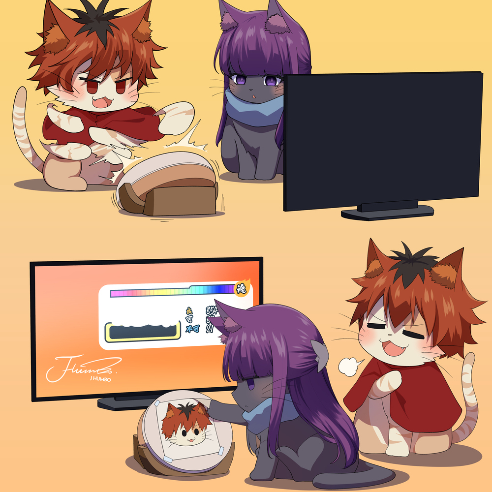 🥁🐱🐱
