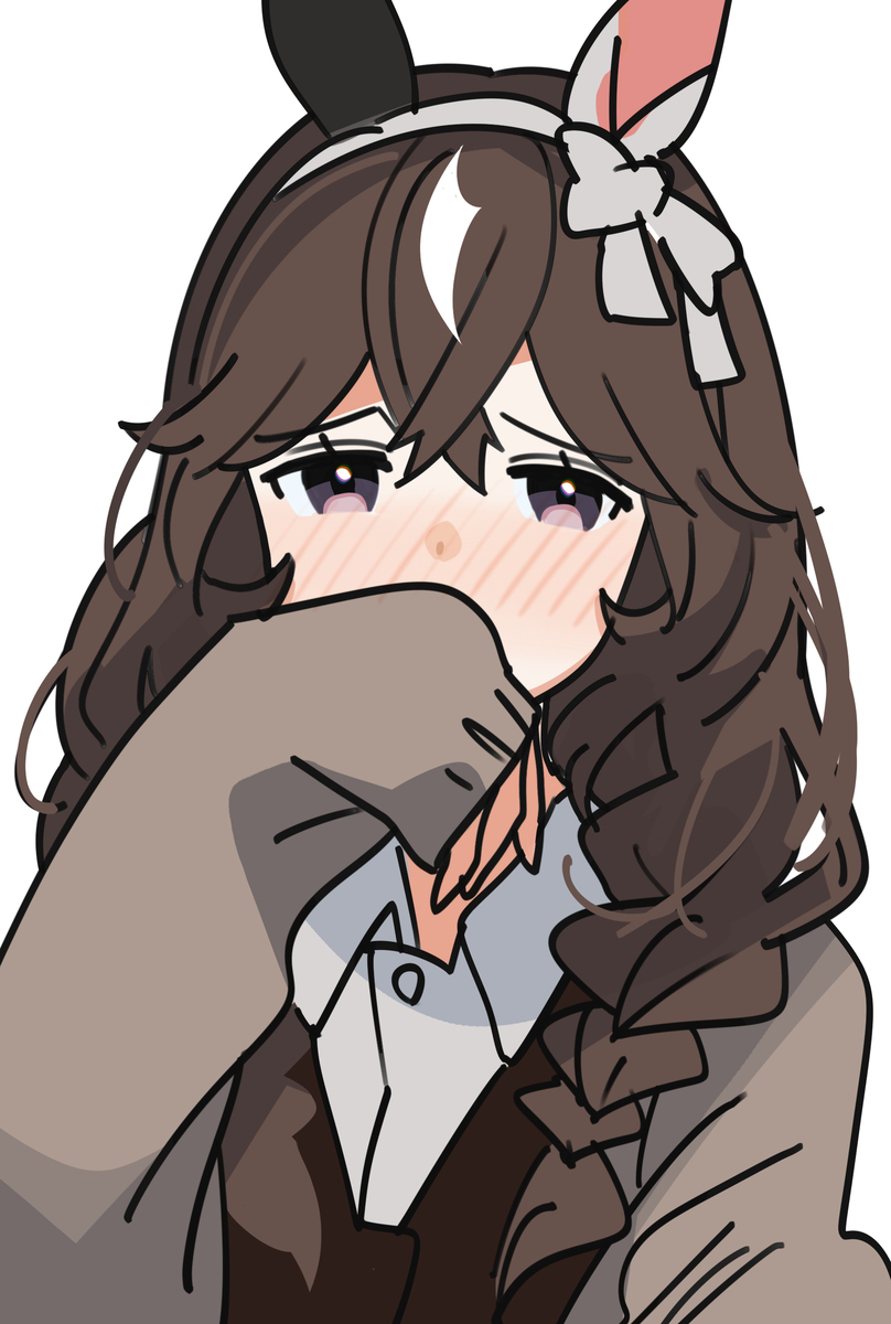 *尾を後ろでサワサワし続けてる時の絵