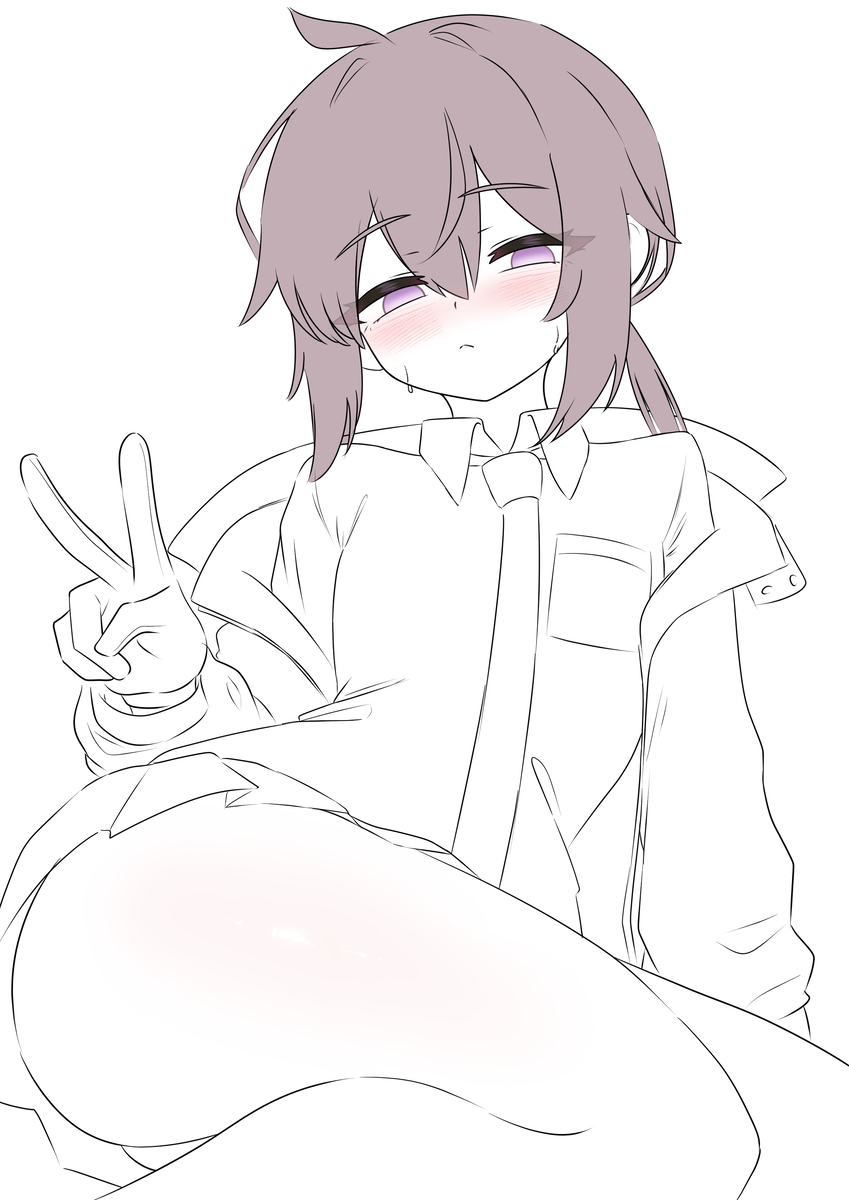 私服ヒータちゃん＋M200らくがき