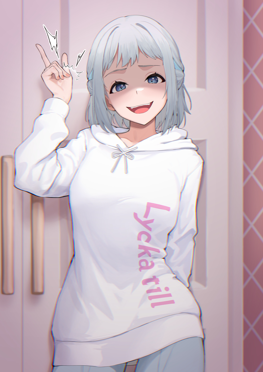クローゼットの前で立ちふさがり指パッチンするりーぴゃん