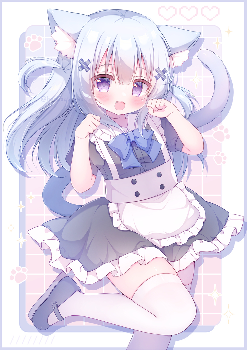 「ご主人さまを助けるにゃん！🩵✖️」