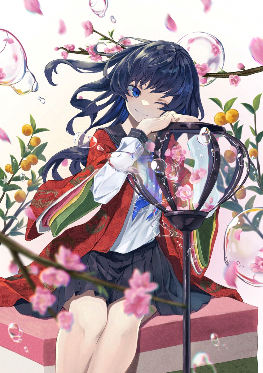 桃の幸せを桃花に乗せて