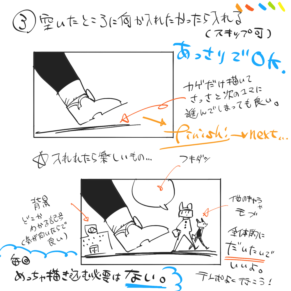 【春休みにオススメ❢】見えるとこだけ練習法【キャラ×構図力】