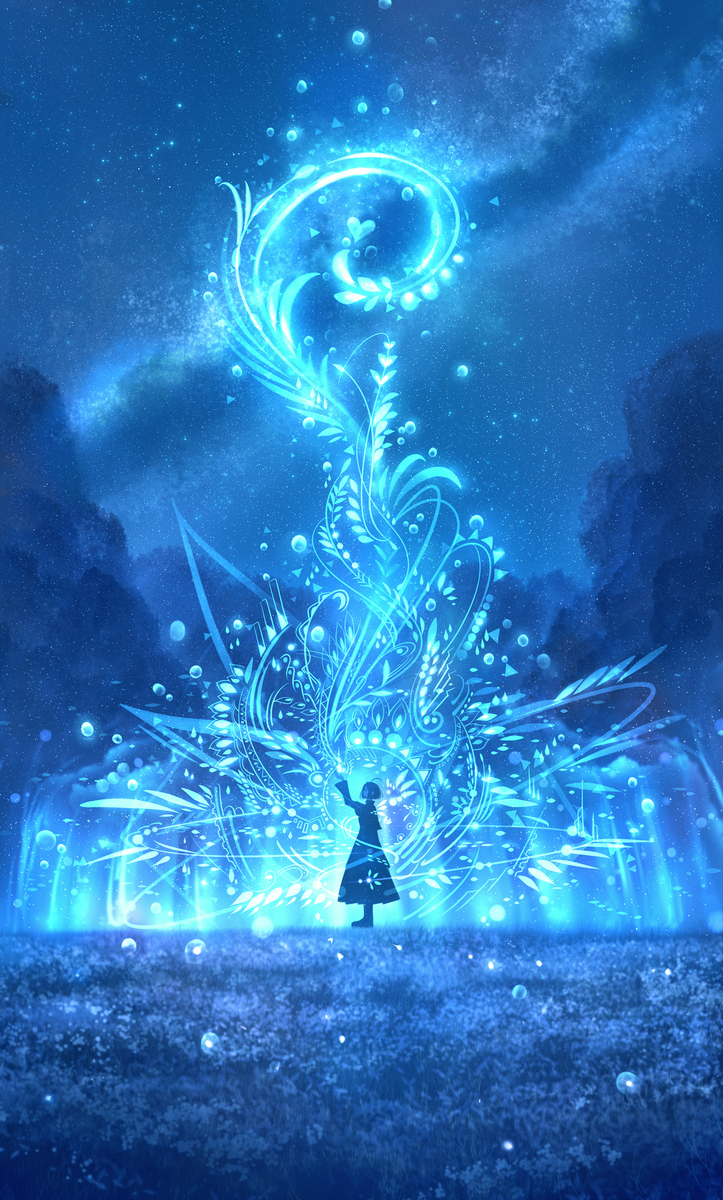 ephemeral blue