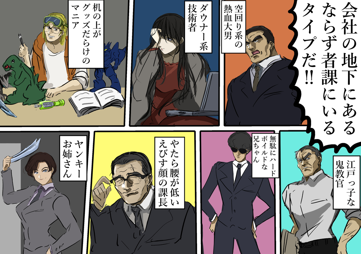 謎の部署みたいなの好き。