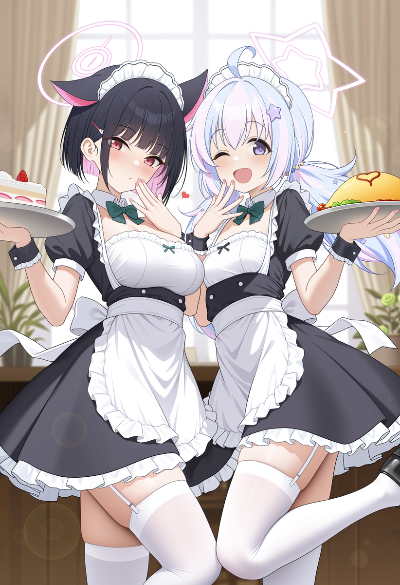 玲纱&和纱 女仆餐厅