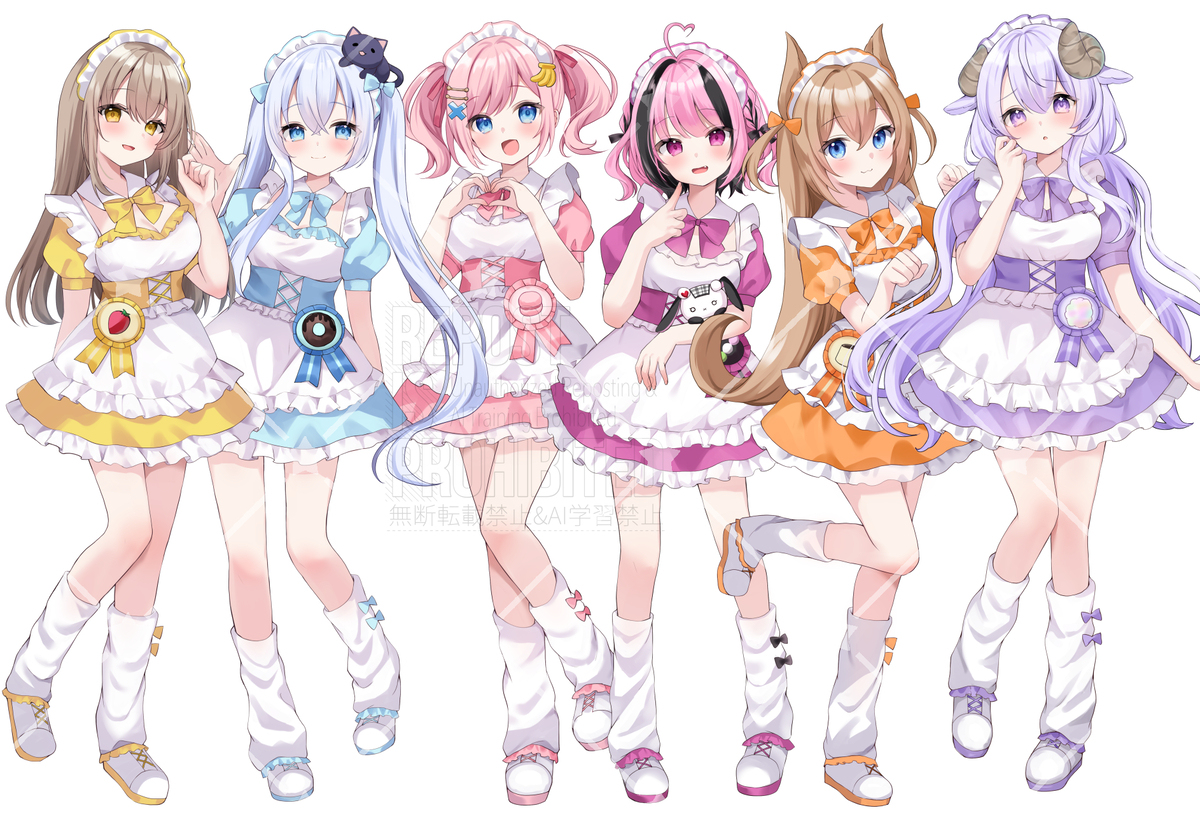 【お仕事】あみゅどる　歌ってみた動画用イラスト