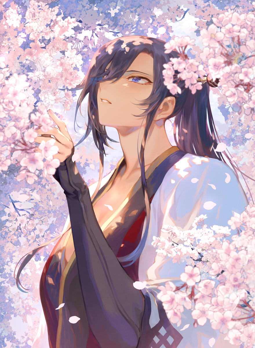 神楽と桜