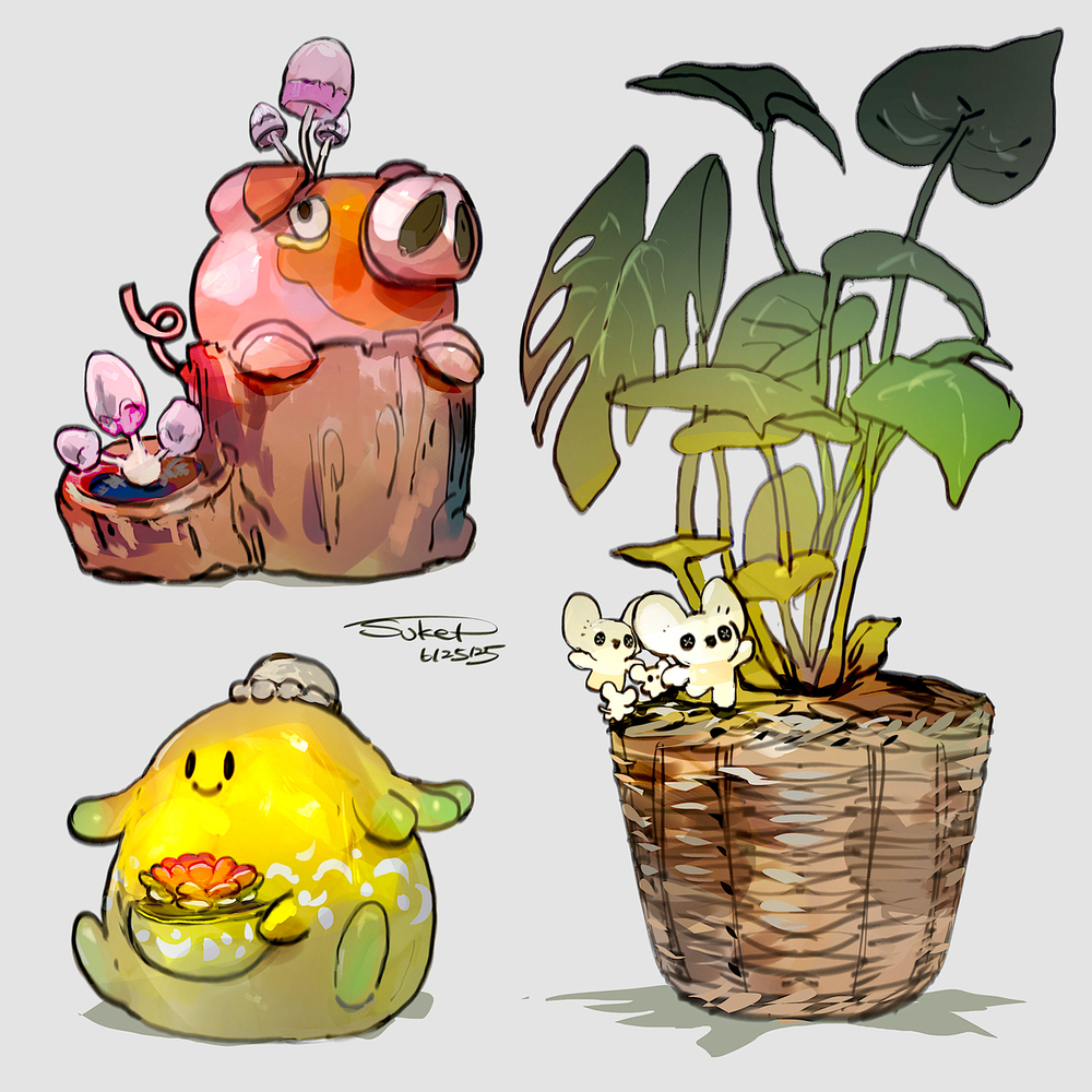 ポケモンモチーフの植木鉢②