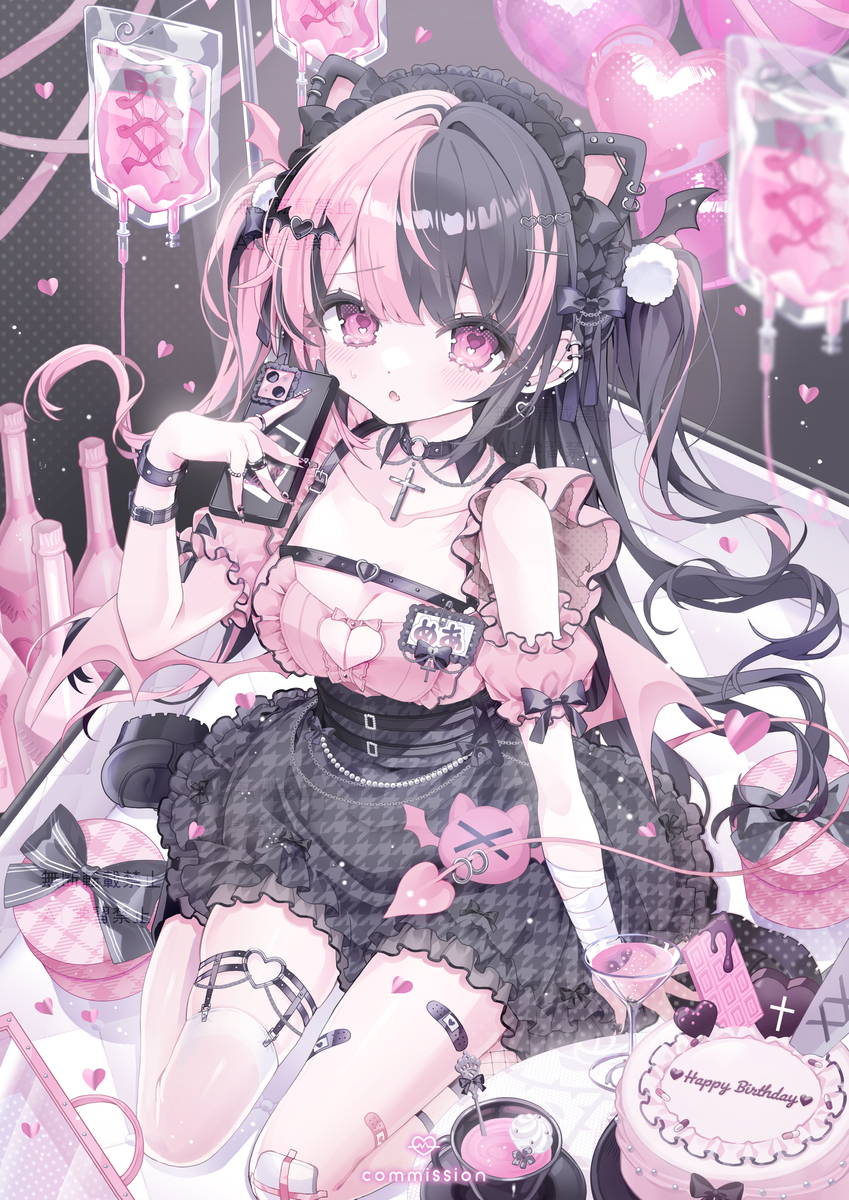 黒亞めあ様生誕祭イラスト