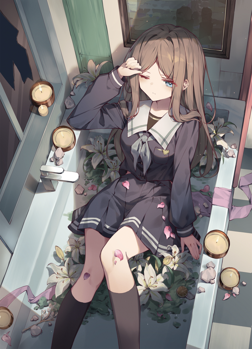 眩しい…