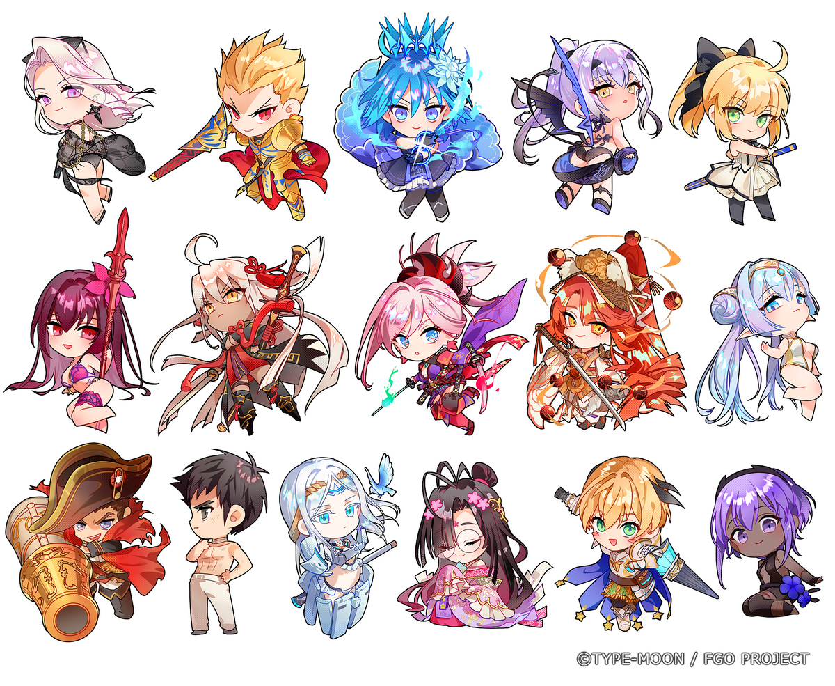 FGO10周年　最終再臨SDキャラ