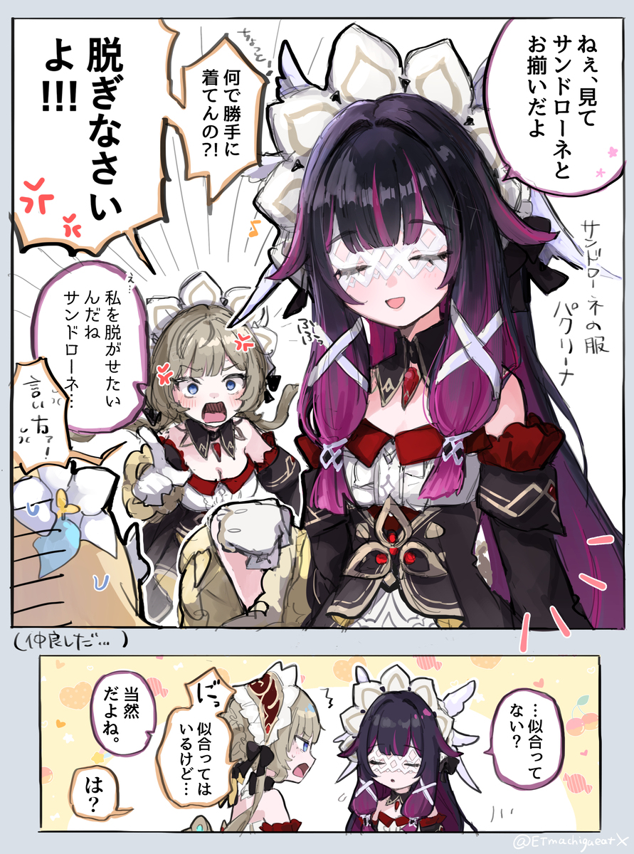 サンドローネの服パクリーナ