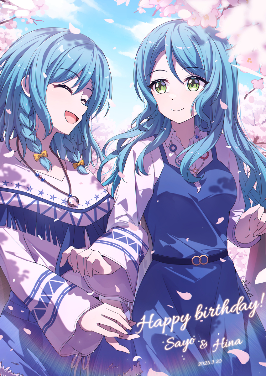Happy birthday Sayo & Hina！