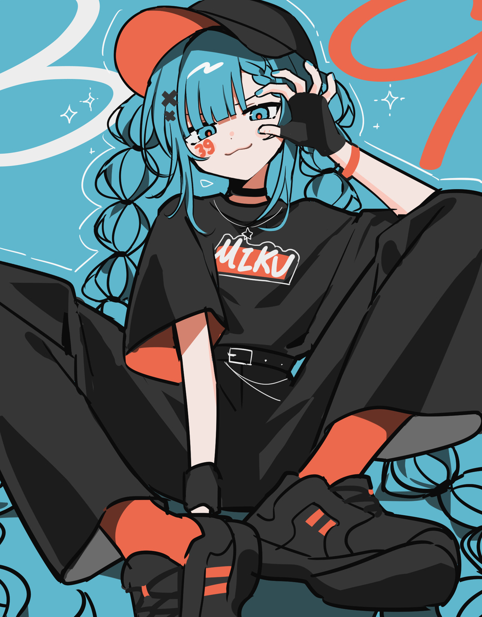カジュアルなミクちゃん