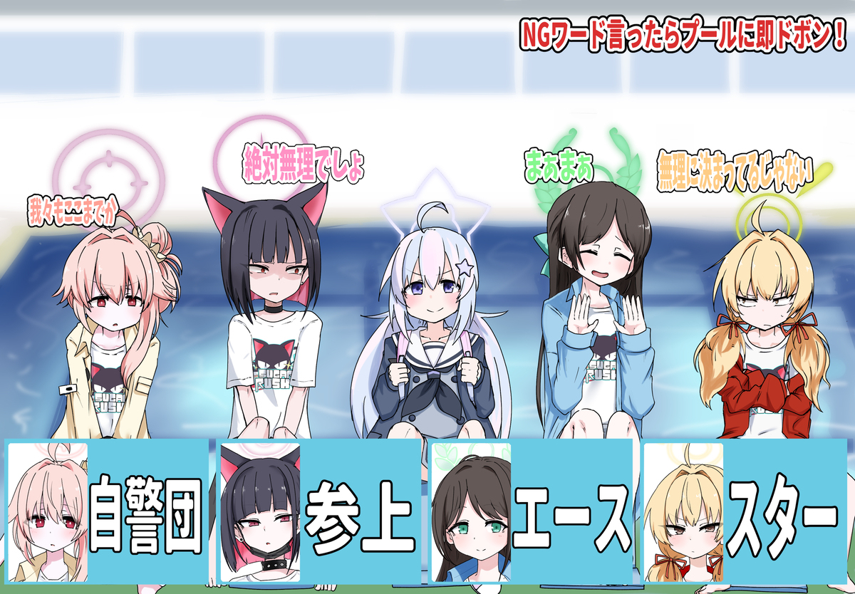 【skeb】NGワードを言ったら即ドボン 放課後スイーツ部編