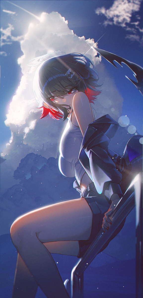 青