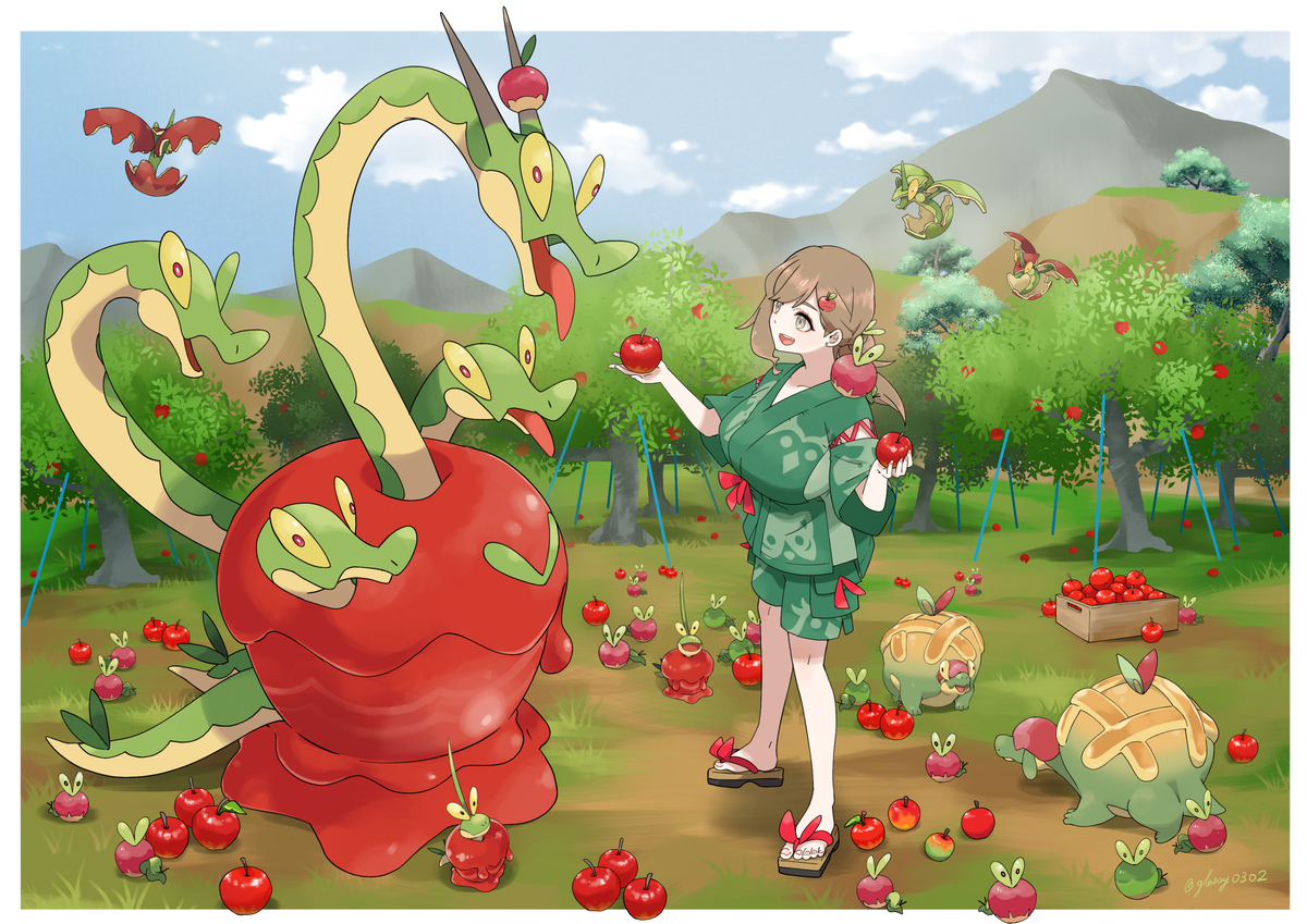 りんごポケモンたち