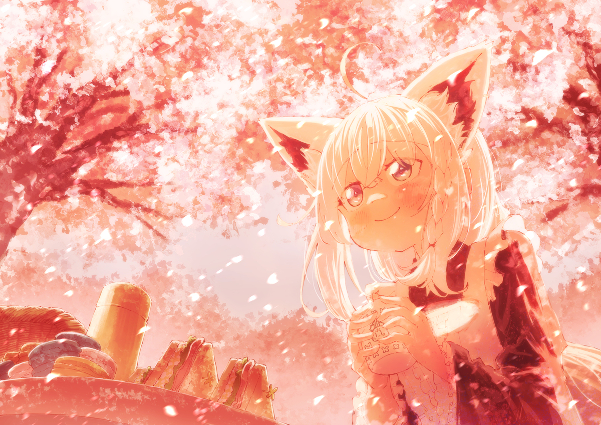 お花見じゃい