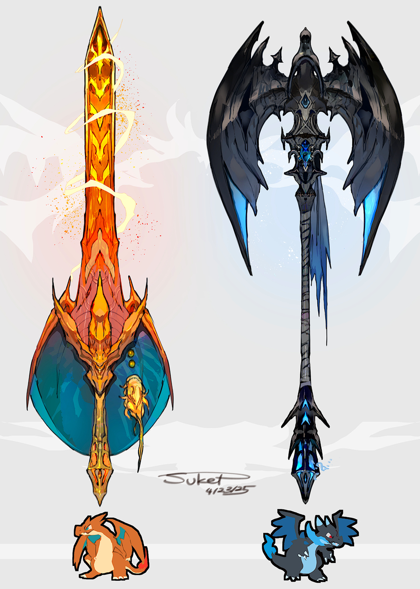 メガリザードンY・Xモチーフの武器（ポケモン）