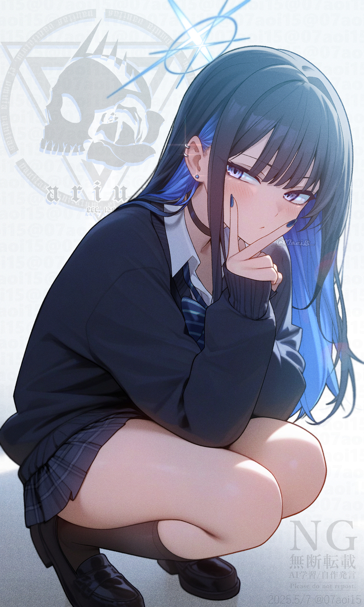 💙錠前サオリ(制服) 🖤
