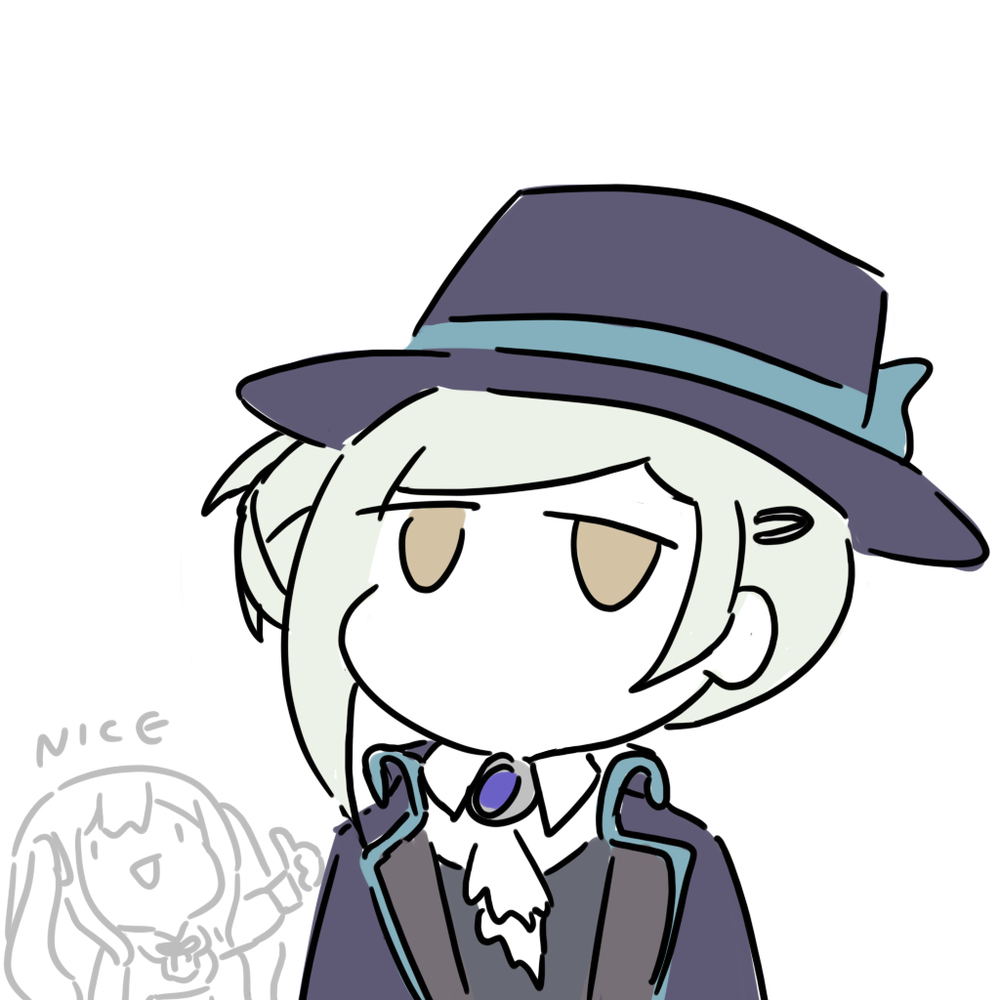 綠髮無口系少女