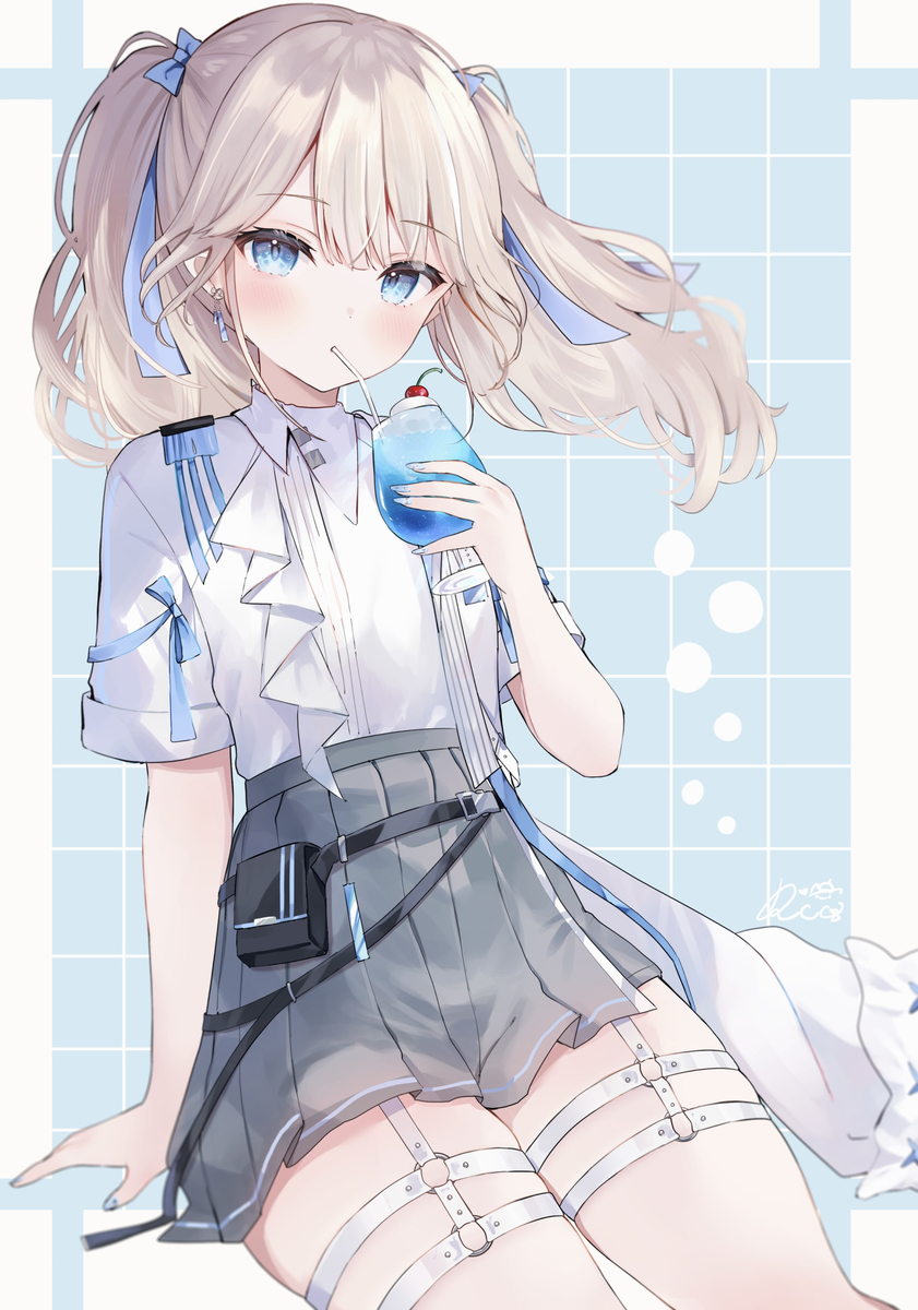 涼しく🩵