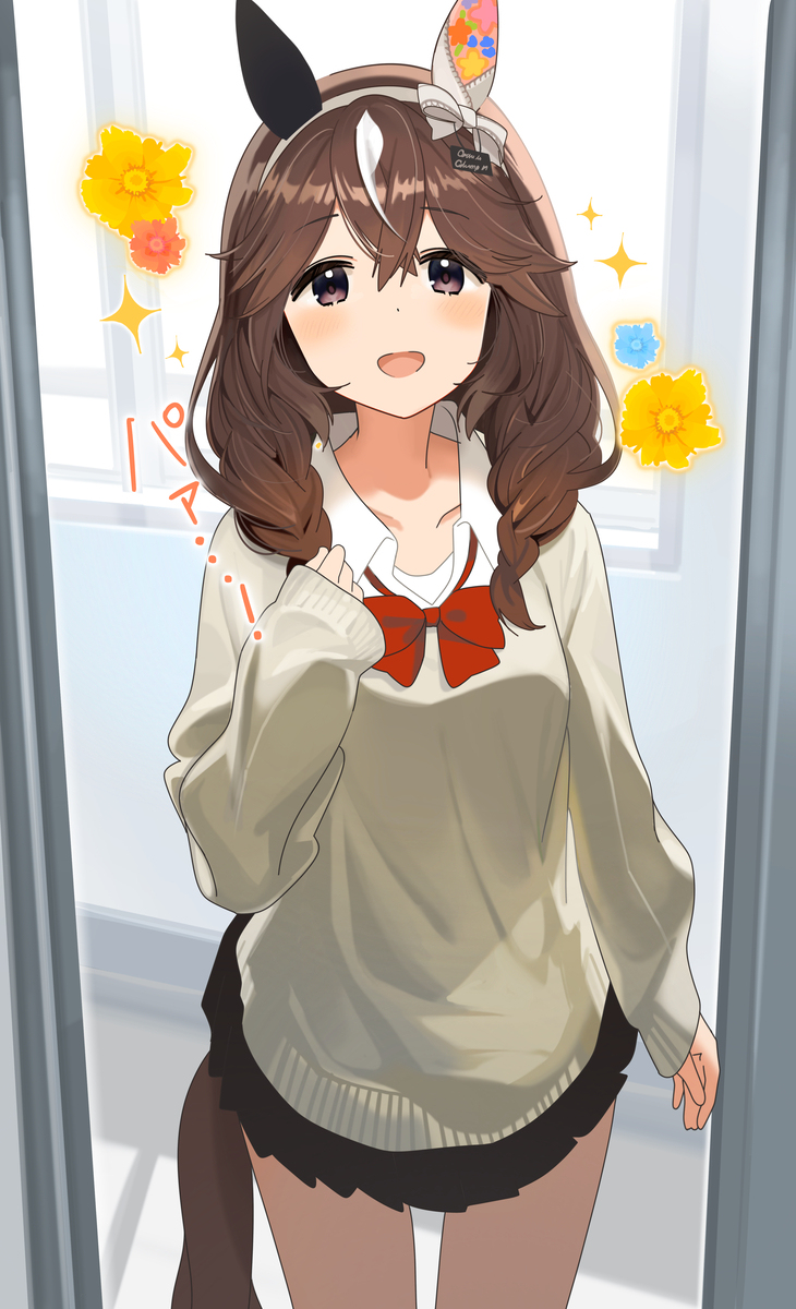 花の咲くような笑顔
