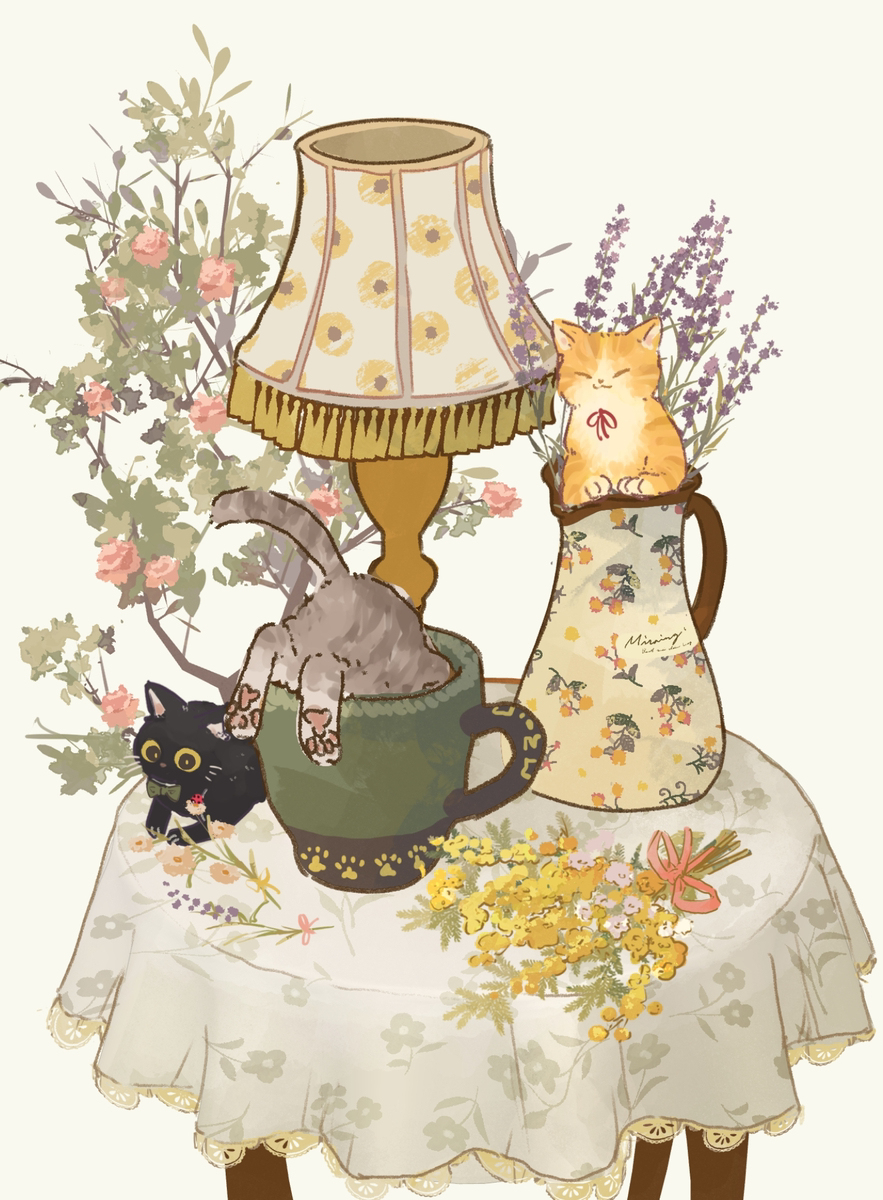 机上の春🌼🐈🐾
