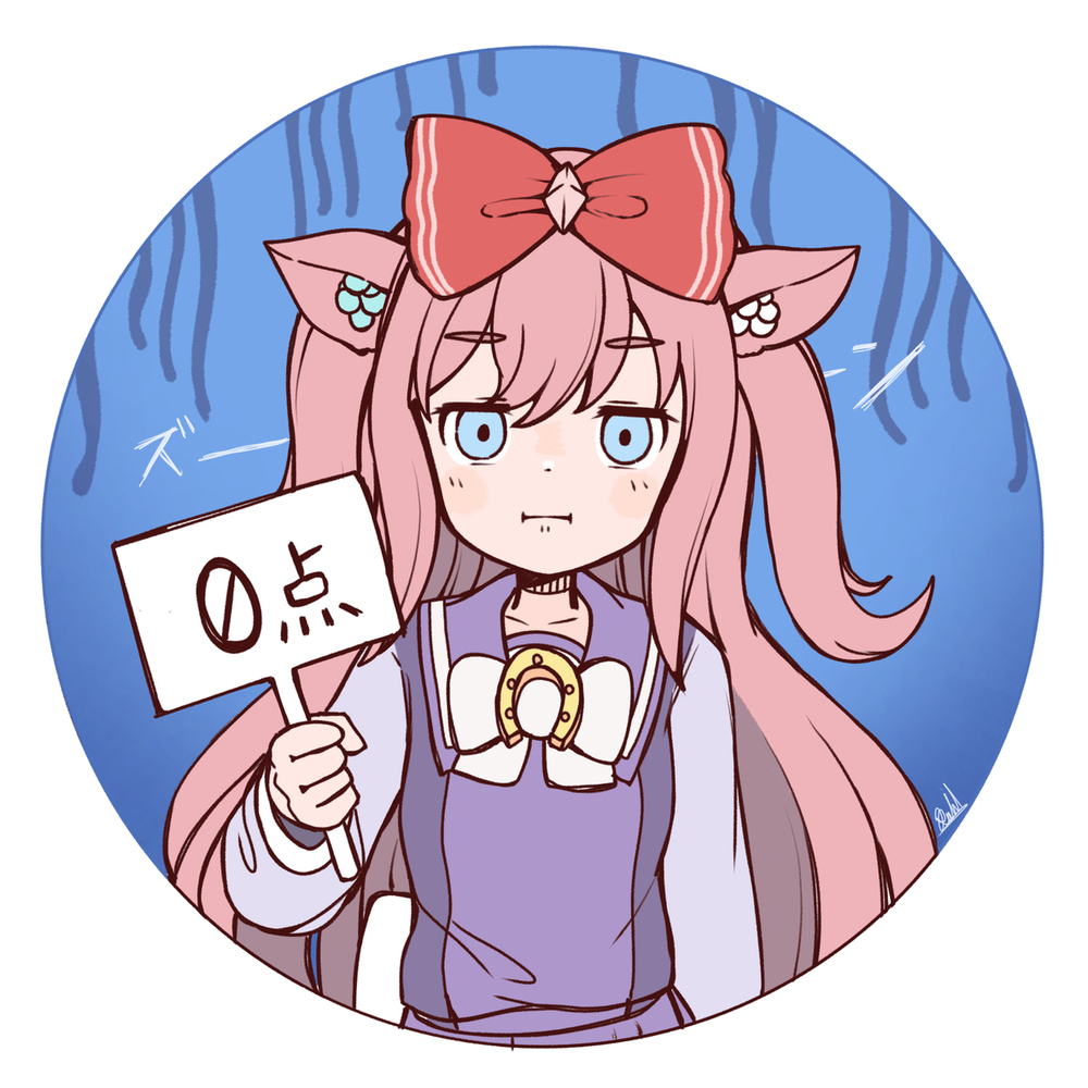 息抜きに描いた0点だった時のデジたん