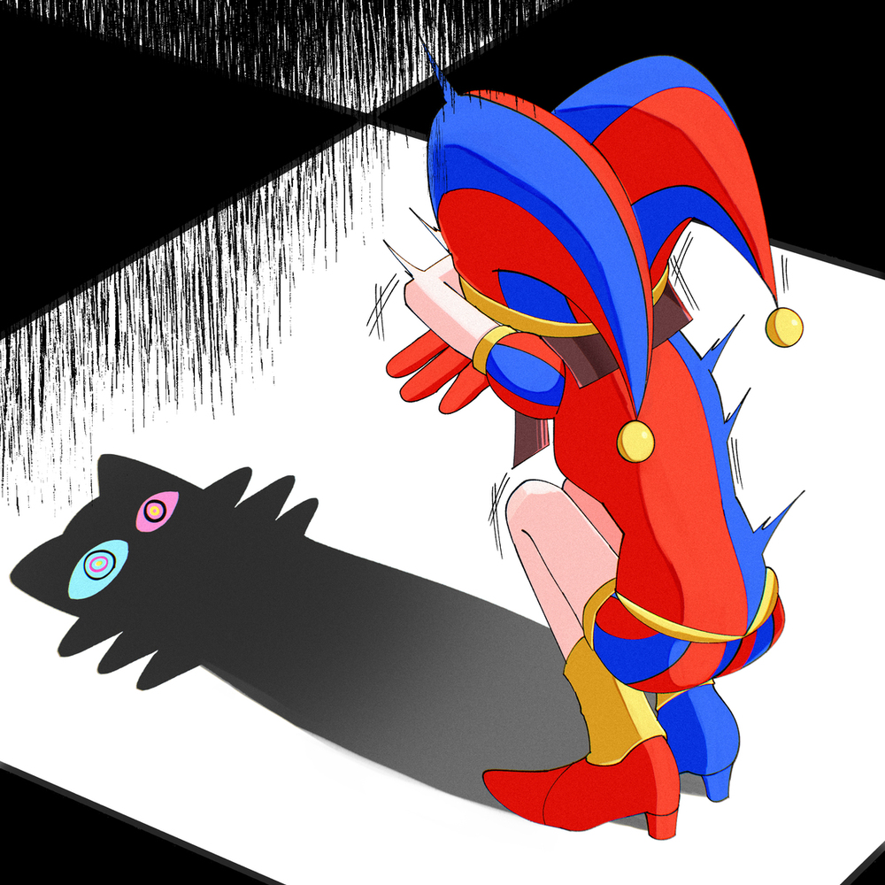 猫影ポーズ？