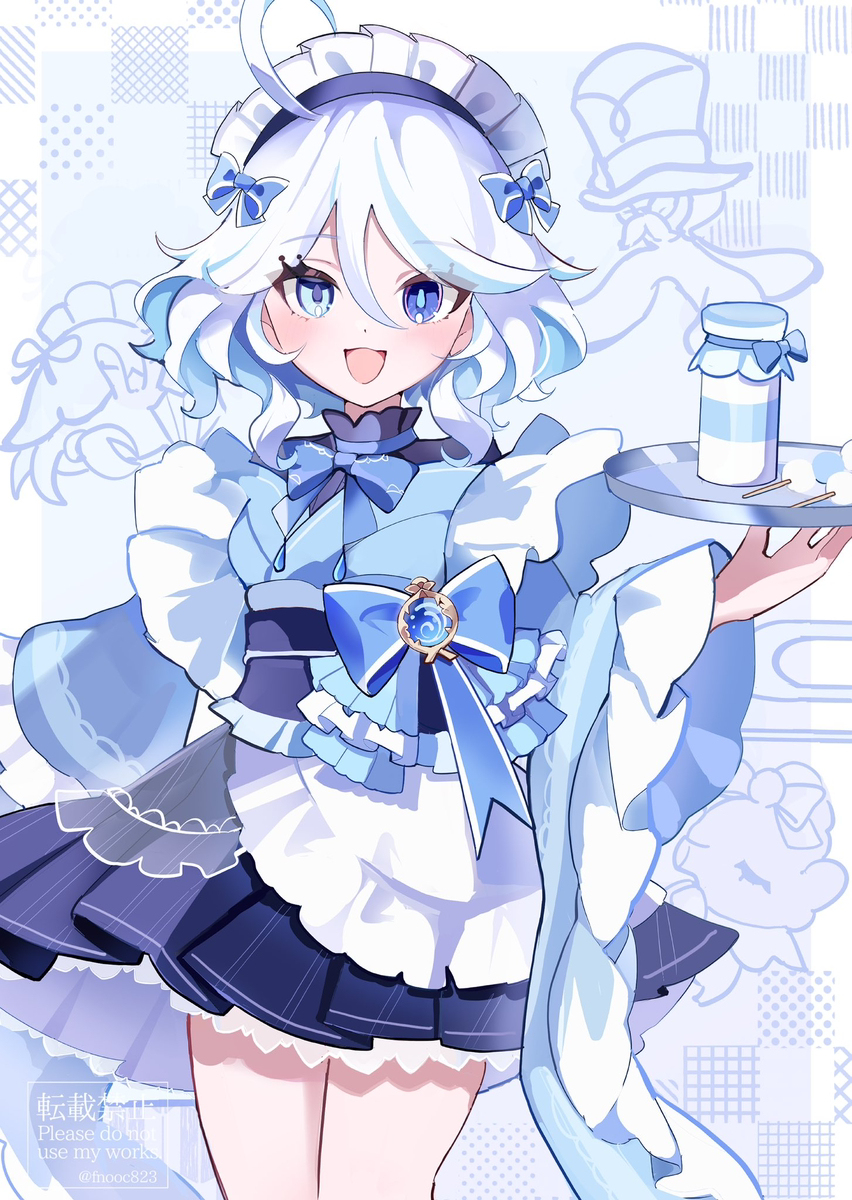 フリーナの和装メイド衣装