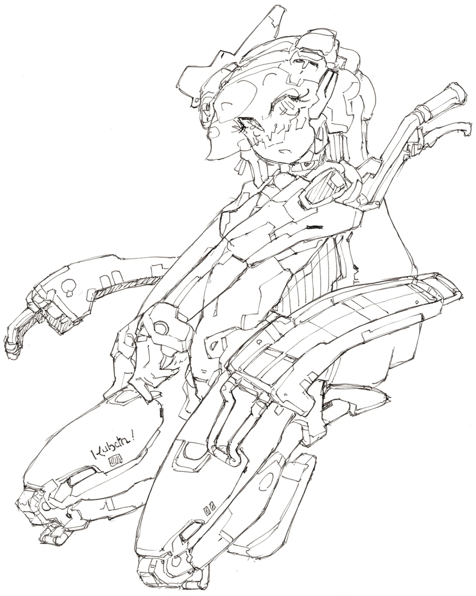 メカ娘250605　田植え機メカ娘