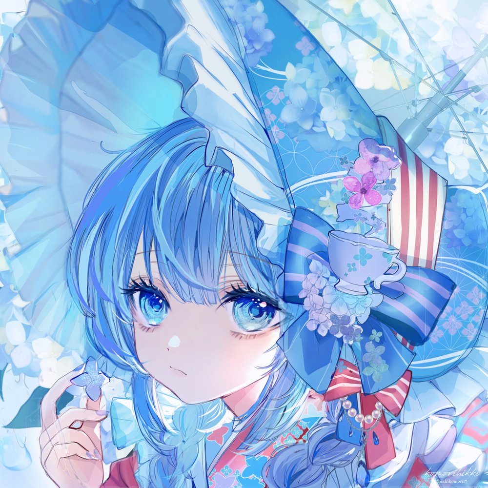 梅雨の和×紫陽花紅茶ちゃん