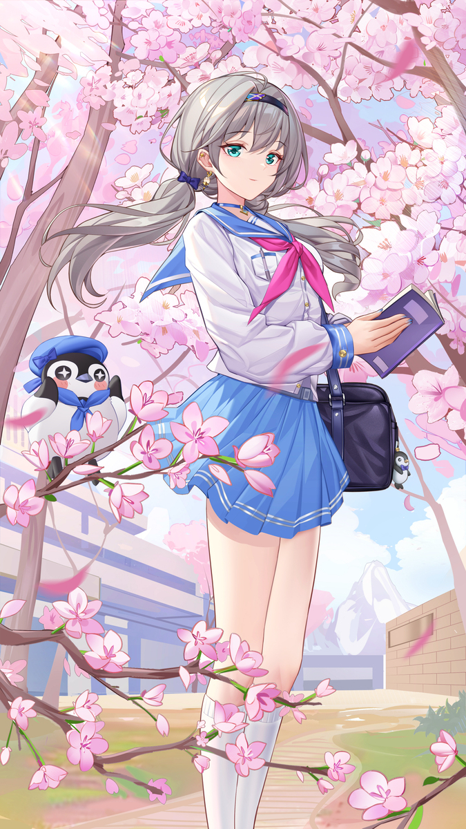桜舞い散る