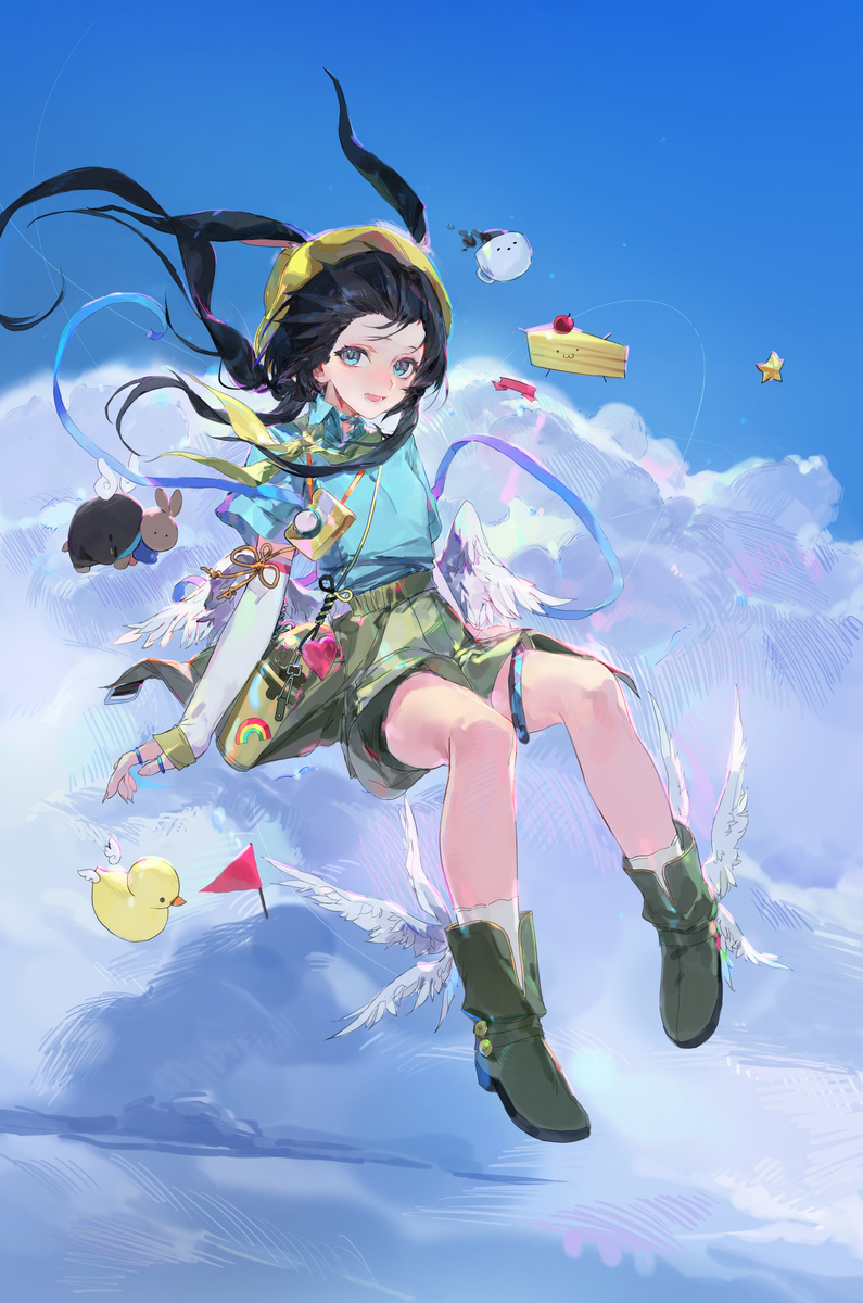 郊游小兔降临在身边！