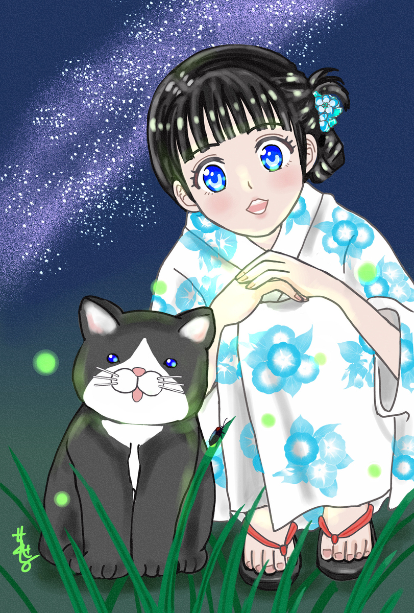🌌蛍と天の川🌌