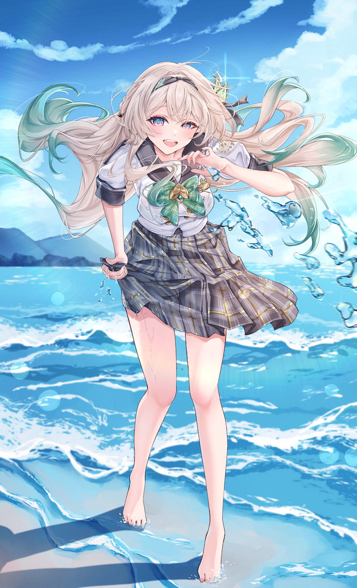 制服ホタルちゃん💚🩵