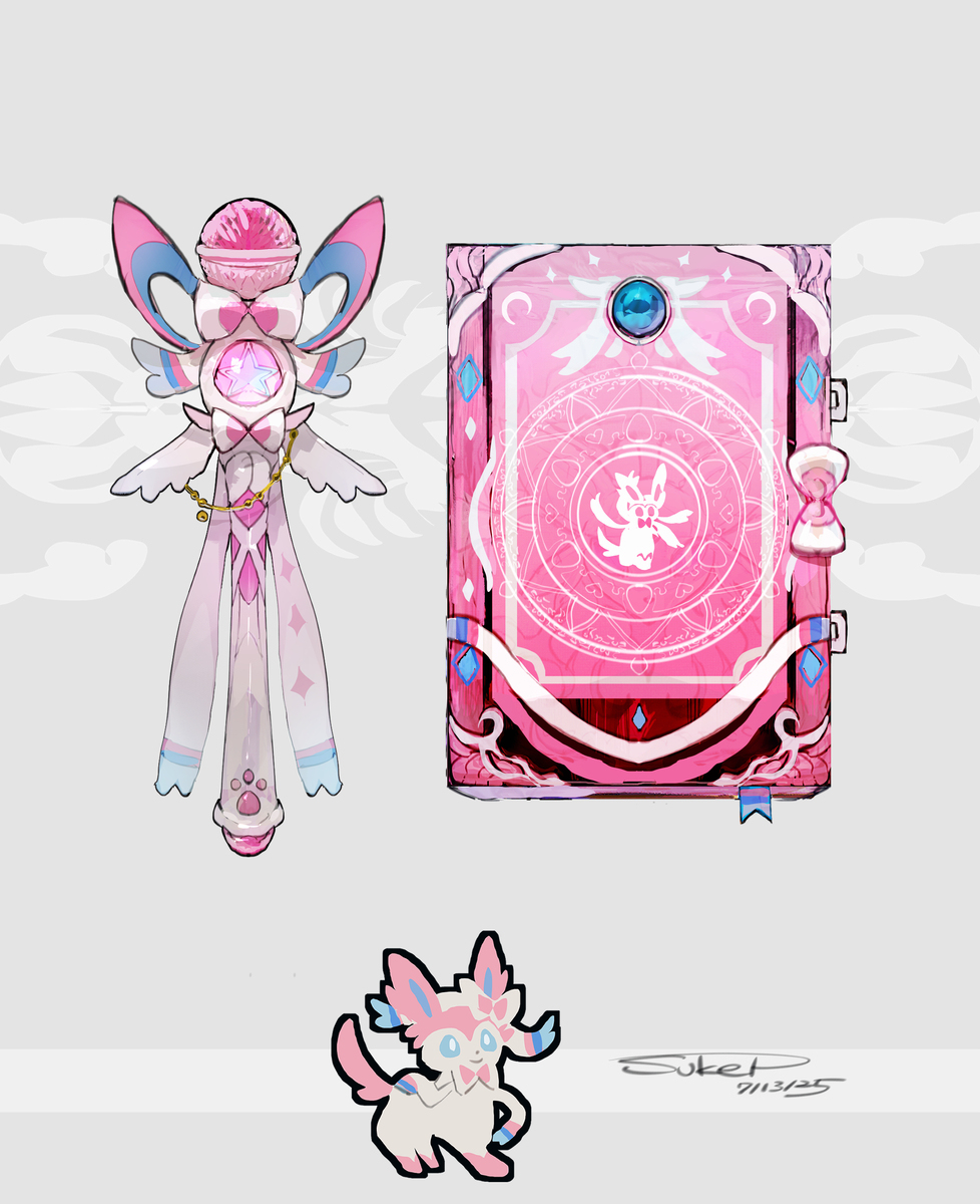 ニンフィアモチーフの武器（ポケモン）