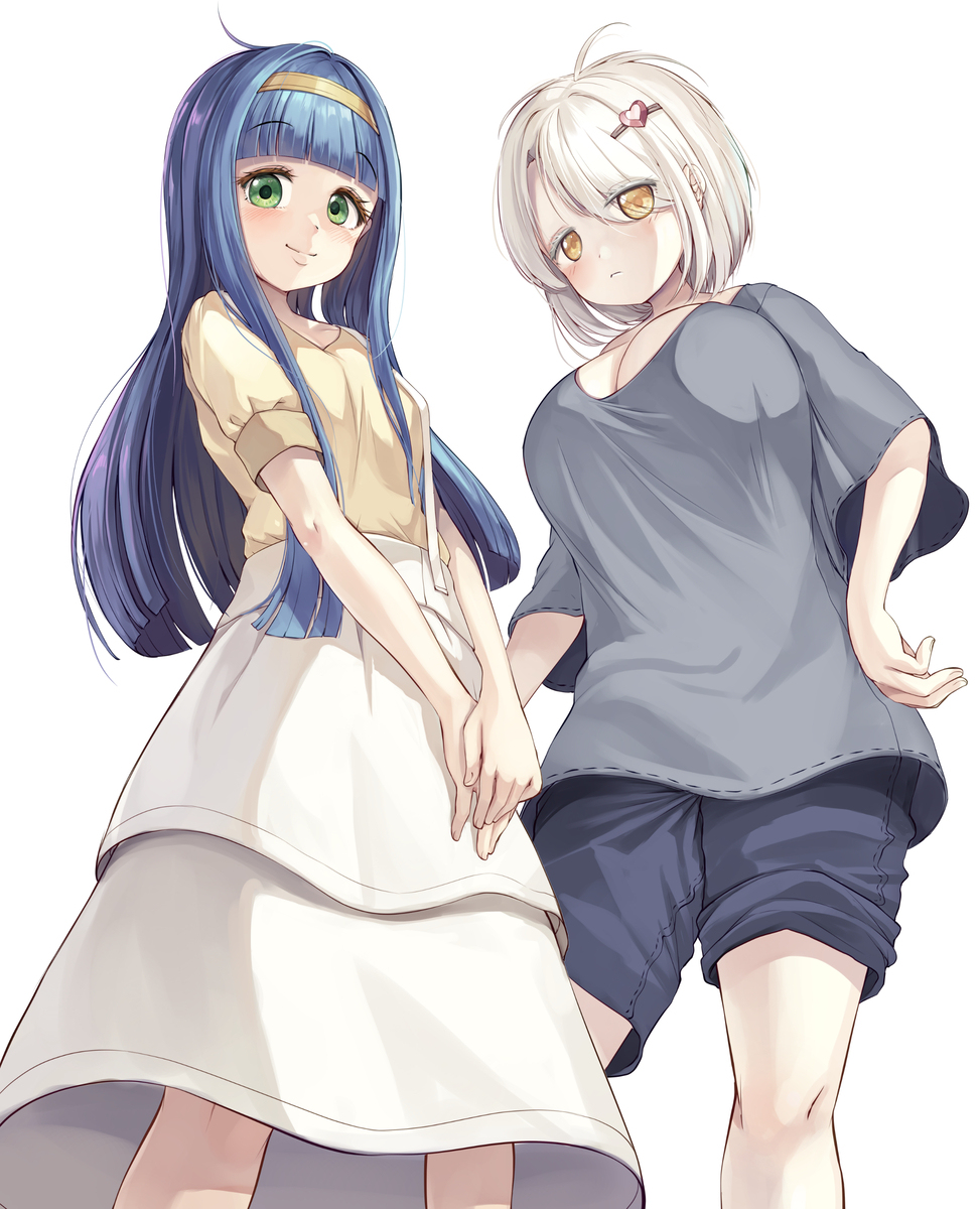 オリジナル百合キャラの立ち絵