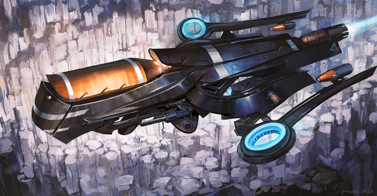 Brushstroke Ship