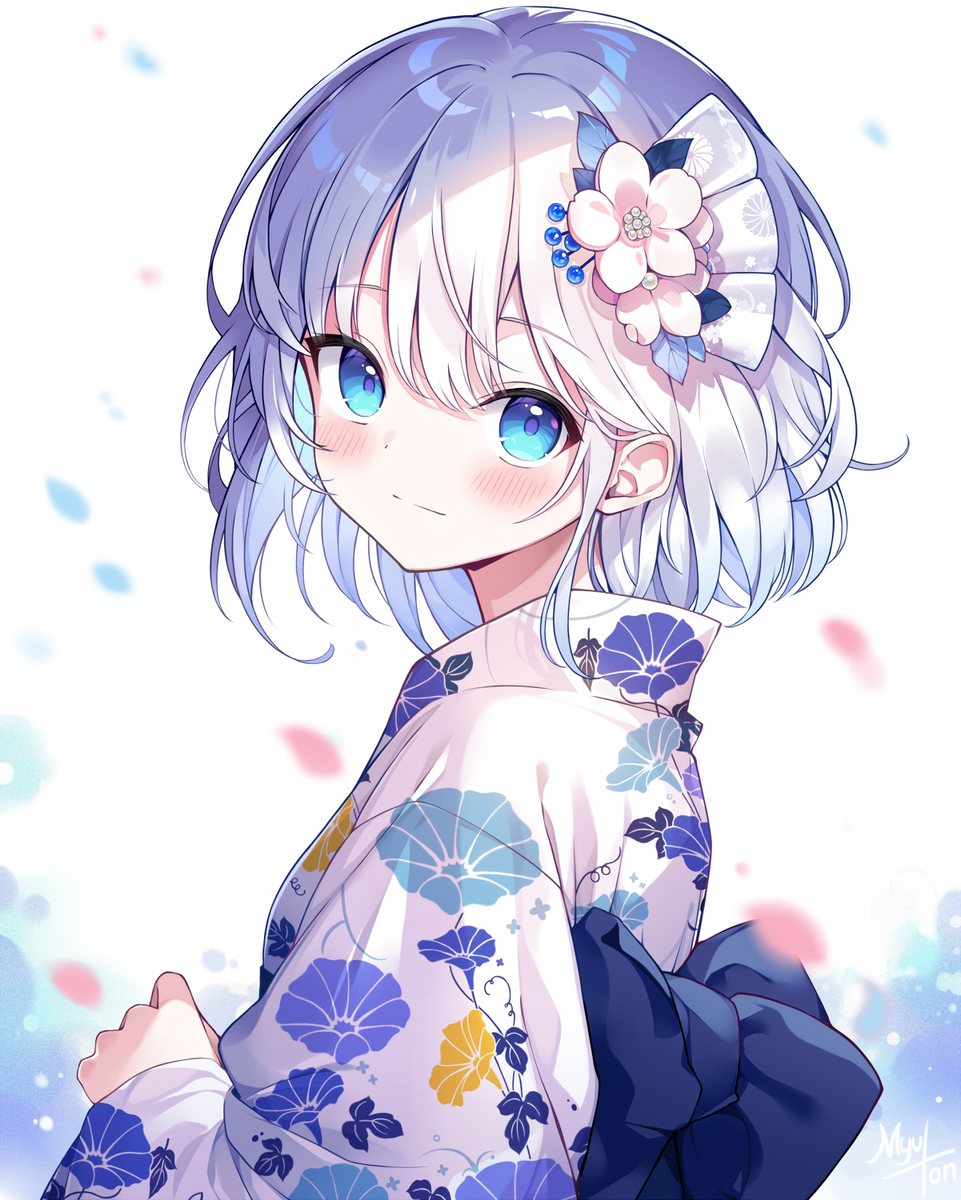 夏と浴衣と女の子