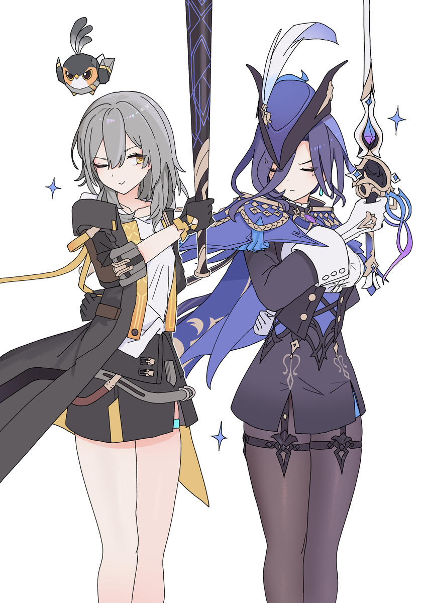 同じ声優さんつながりの絵